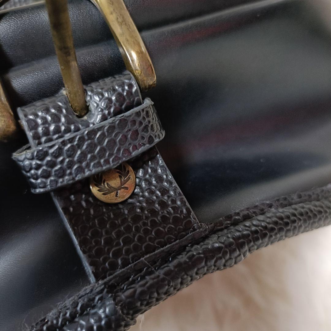 フレッドペリー ショルダーバッグ 黒 FRED PERRY