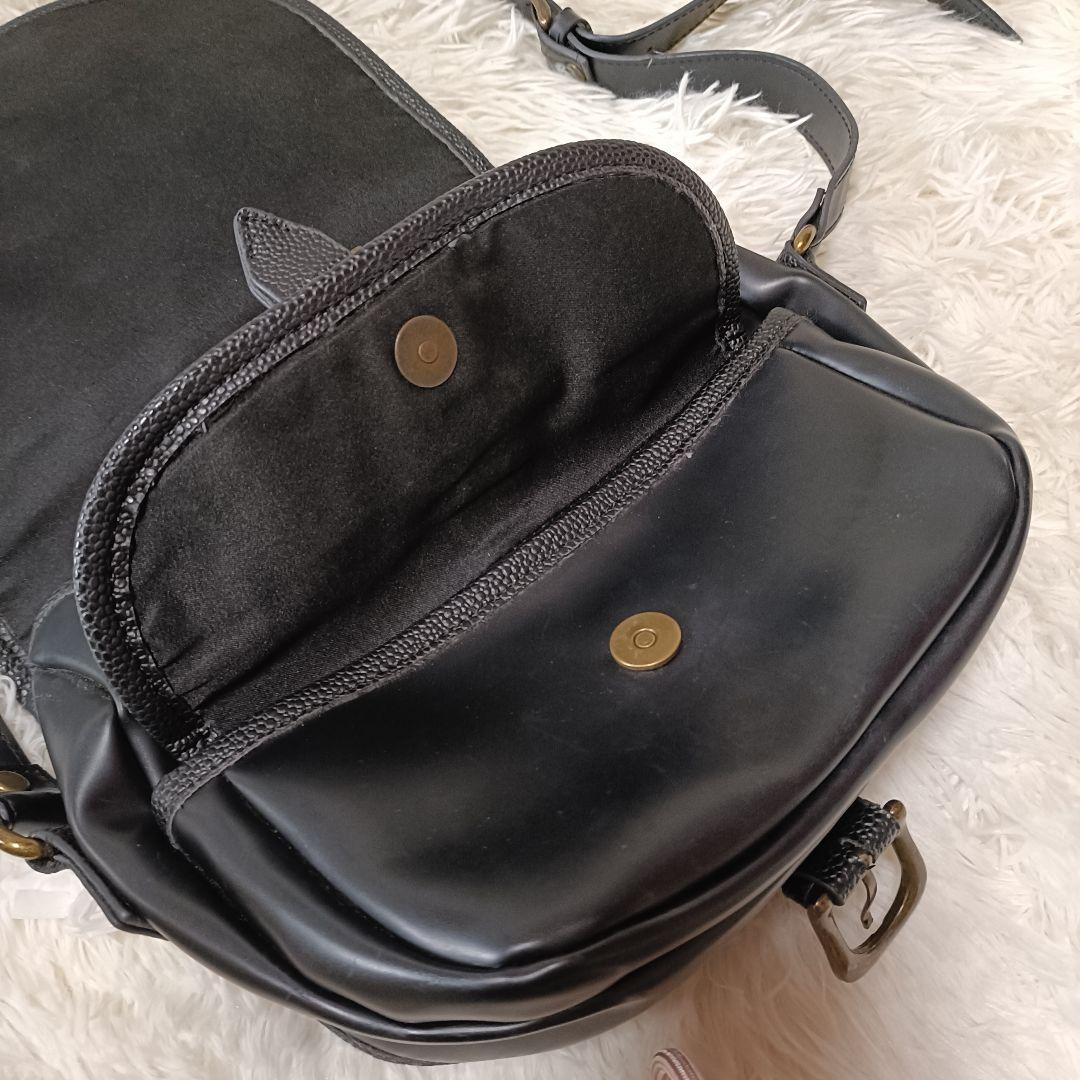 フレッドペリー ショルダーバッグ 黒 FRED PERRY