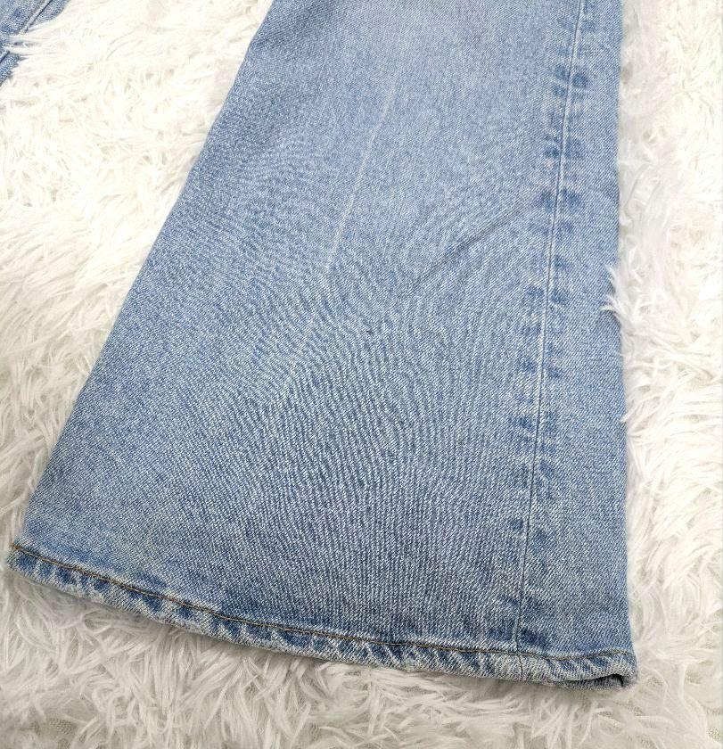 マウジー　MOUSSY　デニムパンツ　MVSフレア　ハイウエスト　25
