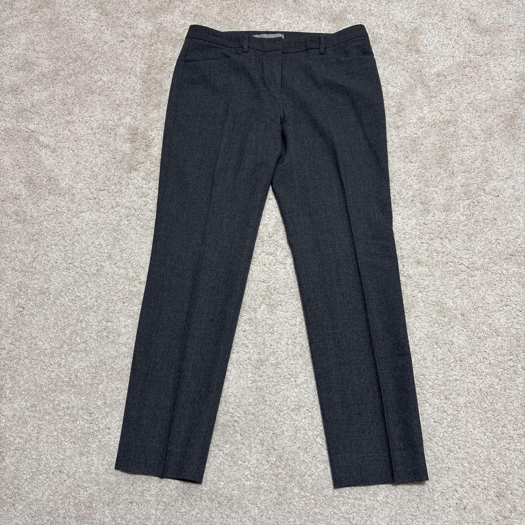 Theory Luxe サキソニーソフトパンツ　ダークグレー スラックス　40