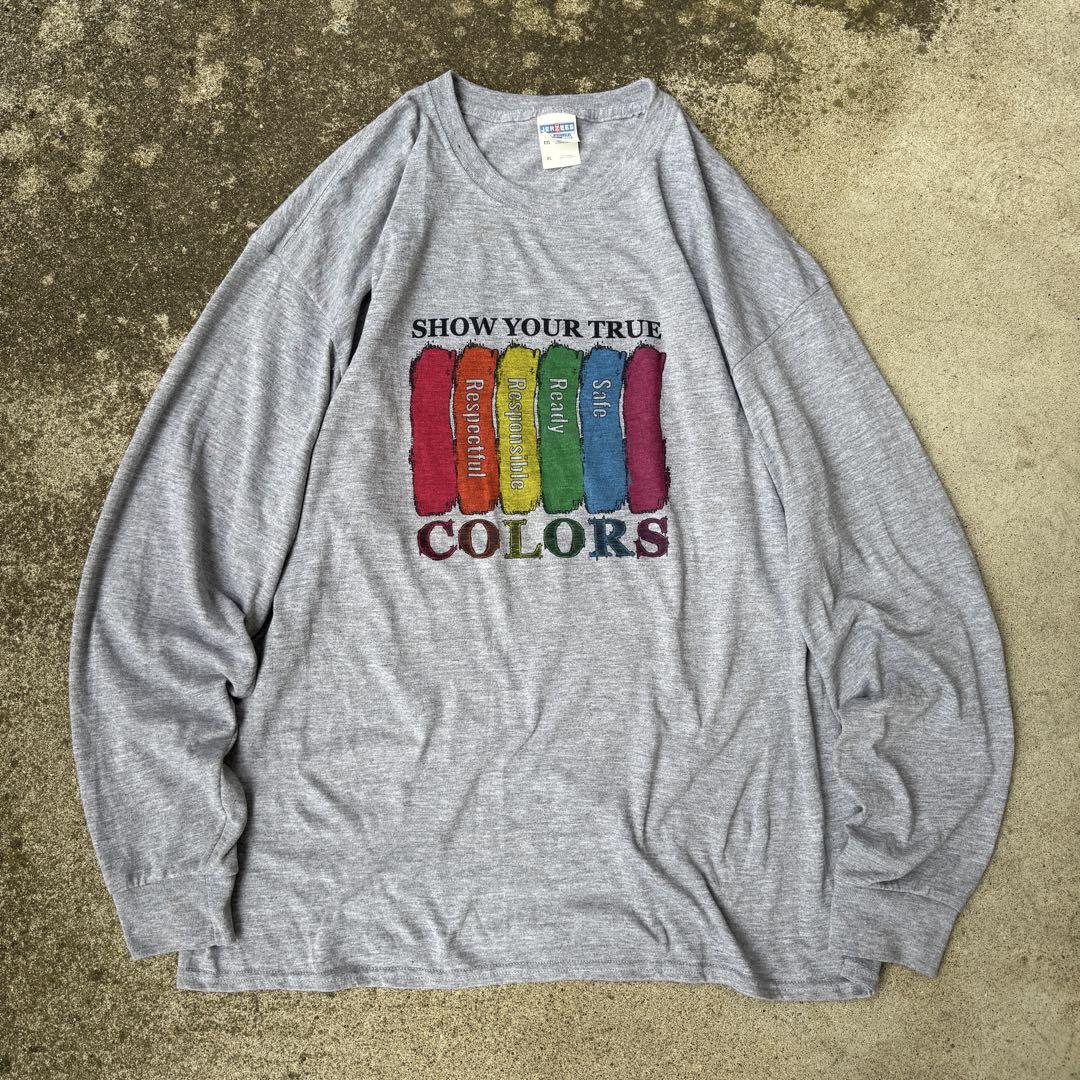 2000s SHOW YOUR TRUE COLORS L/S T-shirt