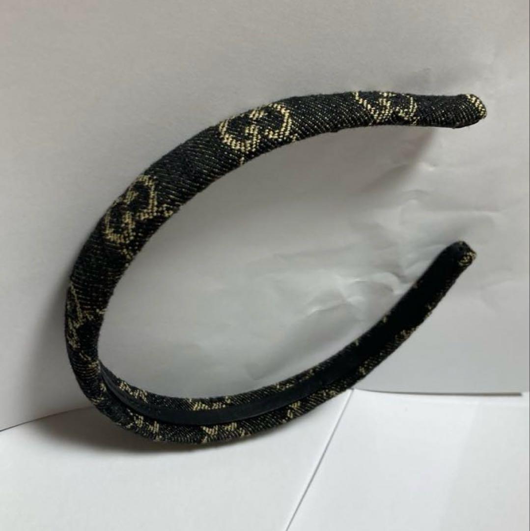 GUCCI カチューシャ ヘアアクセサリー オリジナル GG キャンバス 送料＆関税込】GUCCI キャンバスジャカード カチューシャ (GUCCI