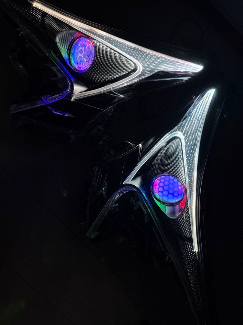 ５０プリウス　加工ヘッドライト