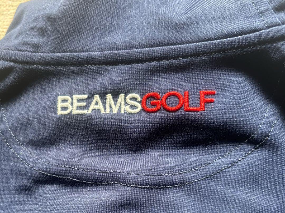 BEAMS GOLF フード付きジャケット L ネイビー