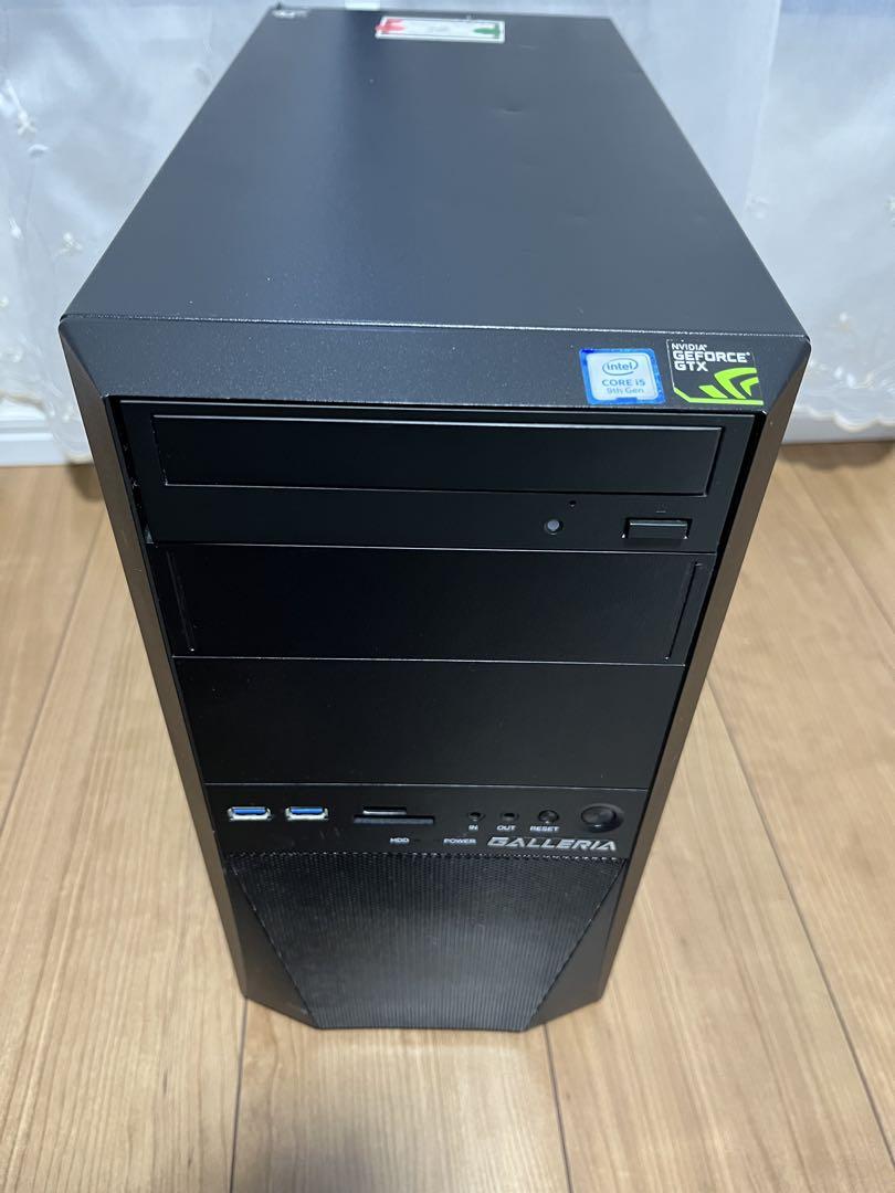 ゲーミングPC core i5-9400F GTX1660super 6gb
