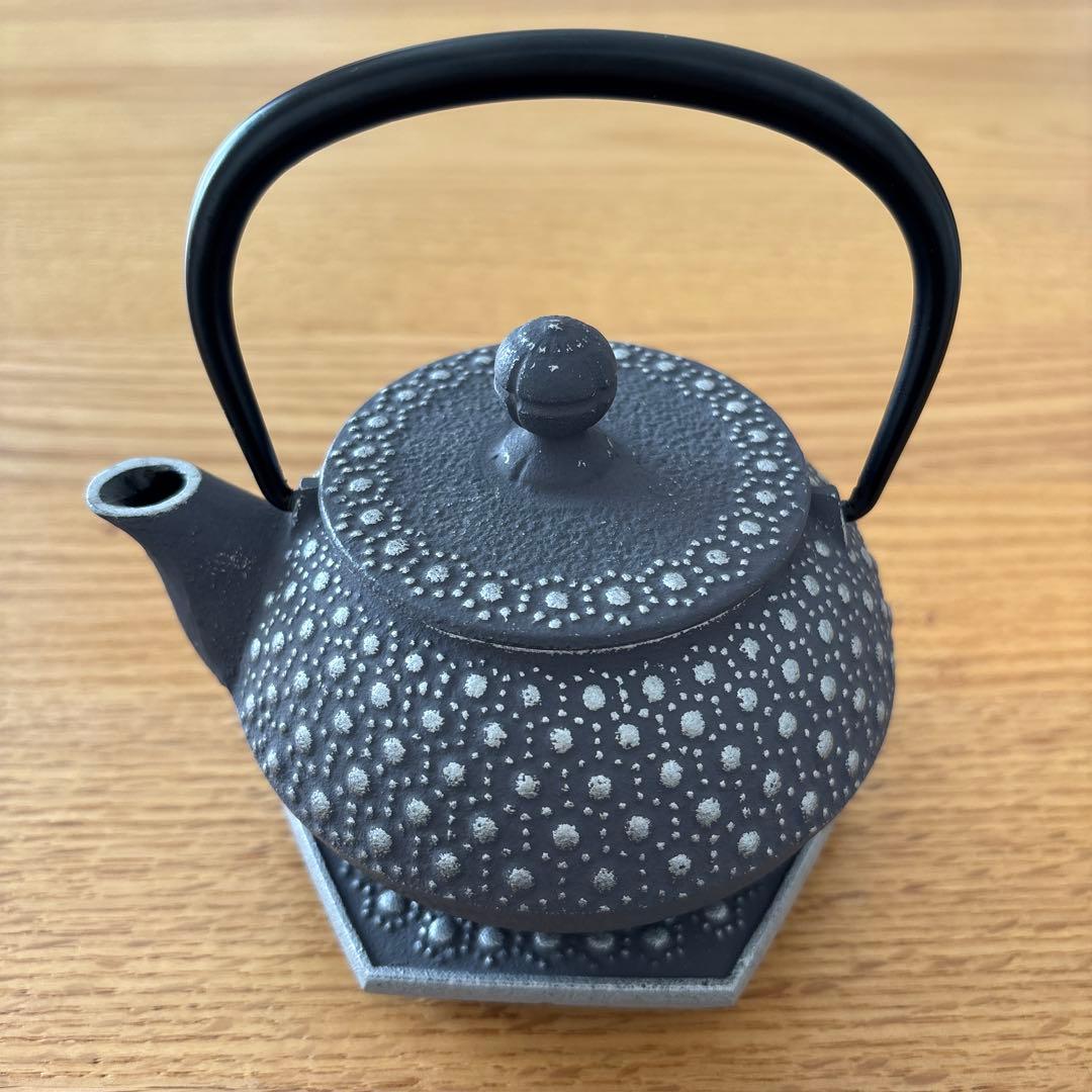 アンシャンテジャポン 南部鉄器 岩鋳 急須 釜敷 2点セットENCHAN-THE JAPON