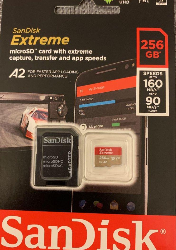 サンディスク 256GB 新品 toEL7-m15488969530 エクストリーム マイクロSDカード 2022お得