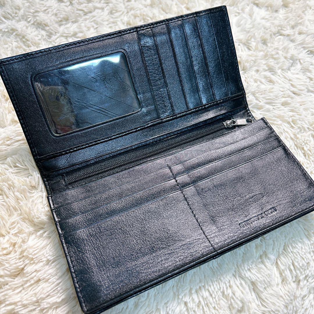 美品✨スティングレースキン　長財布　エイ皮　光沢