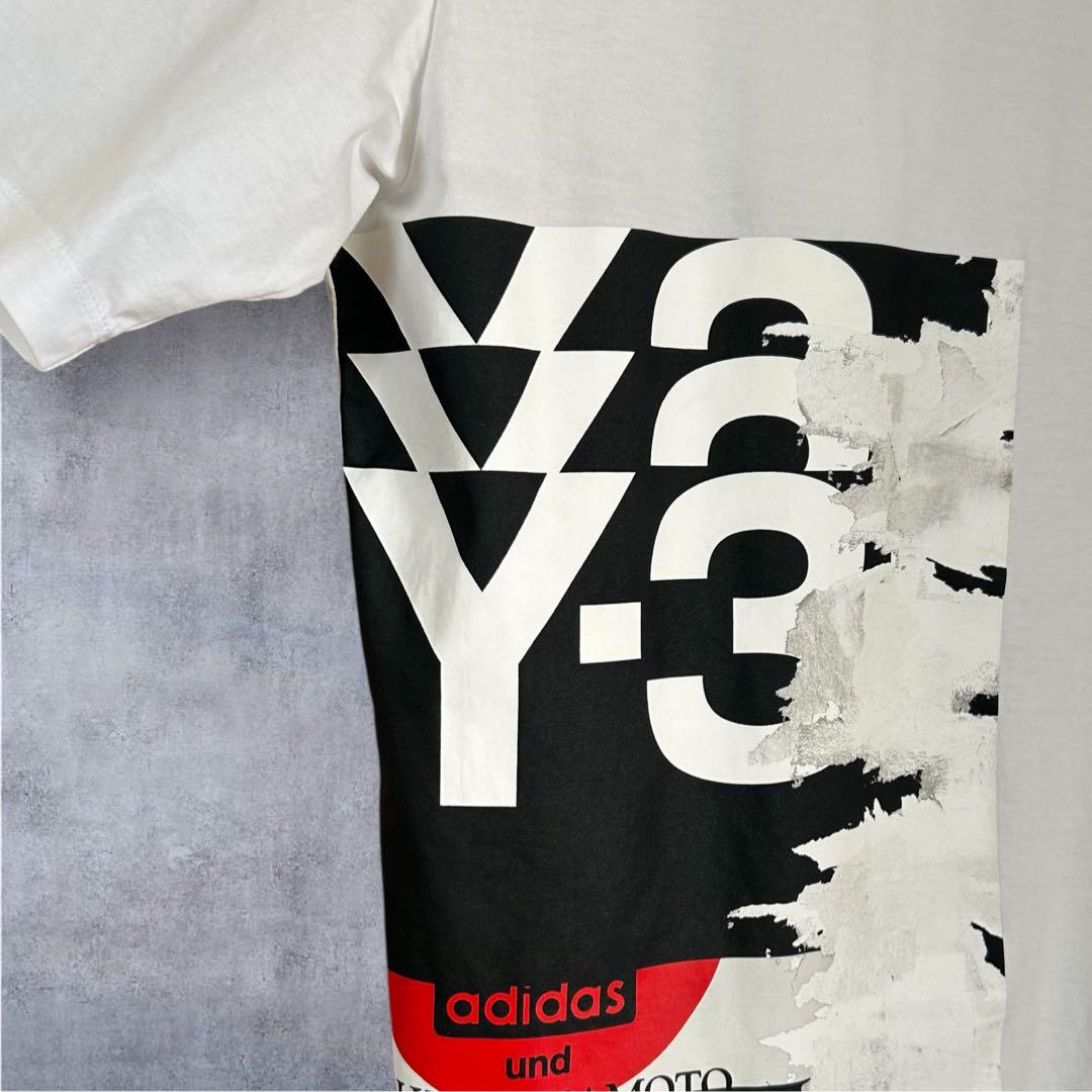 Y-3 ワイスリー 内田すずめ アートグラフィック Tシャツ 白 L