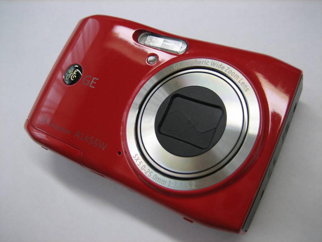 【動作確認済み】GE，A1456W，1,410万画素，レッド 4,650円