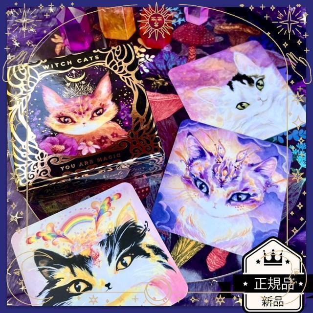 オラクルカード】海外インディーズデッキ✨スクエア型✨魔法の猫