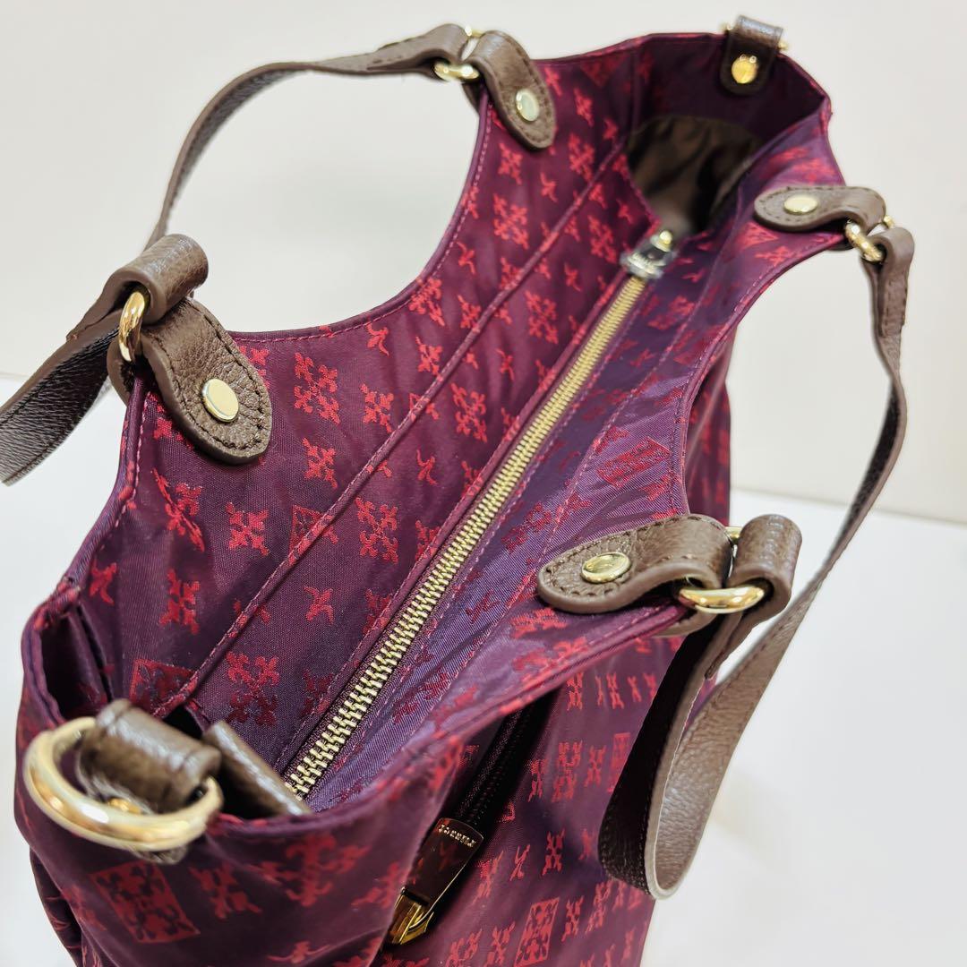 未使用級】russetラシット2way ショルダートートバッグA4可