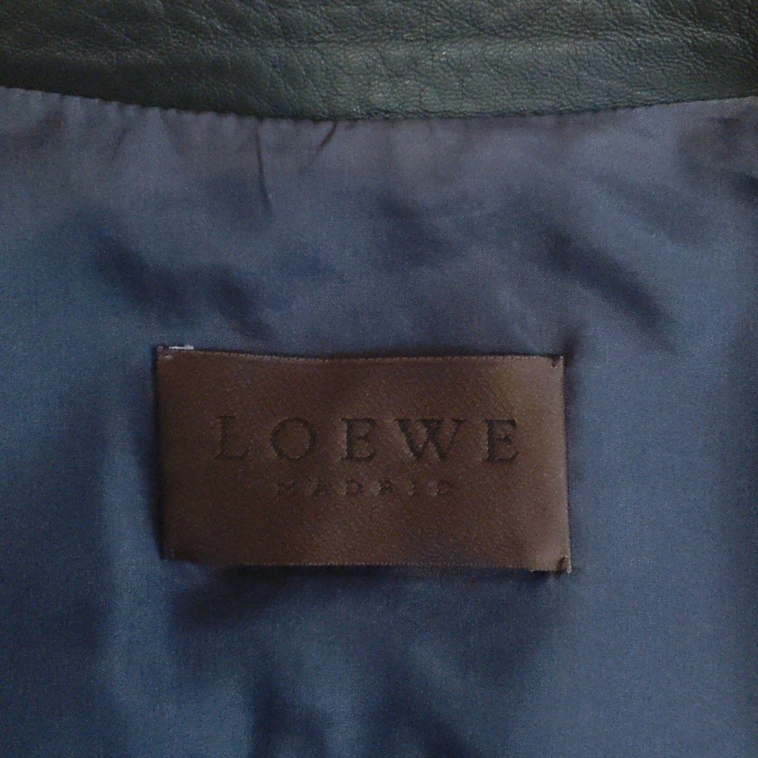 即納得価 LOEWE ライダース アウター 黒 lXDC9-m15496499710 ロエベ レザージャケット 革ジャン 大特価お得