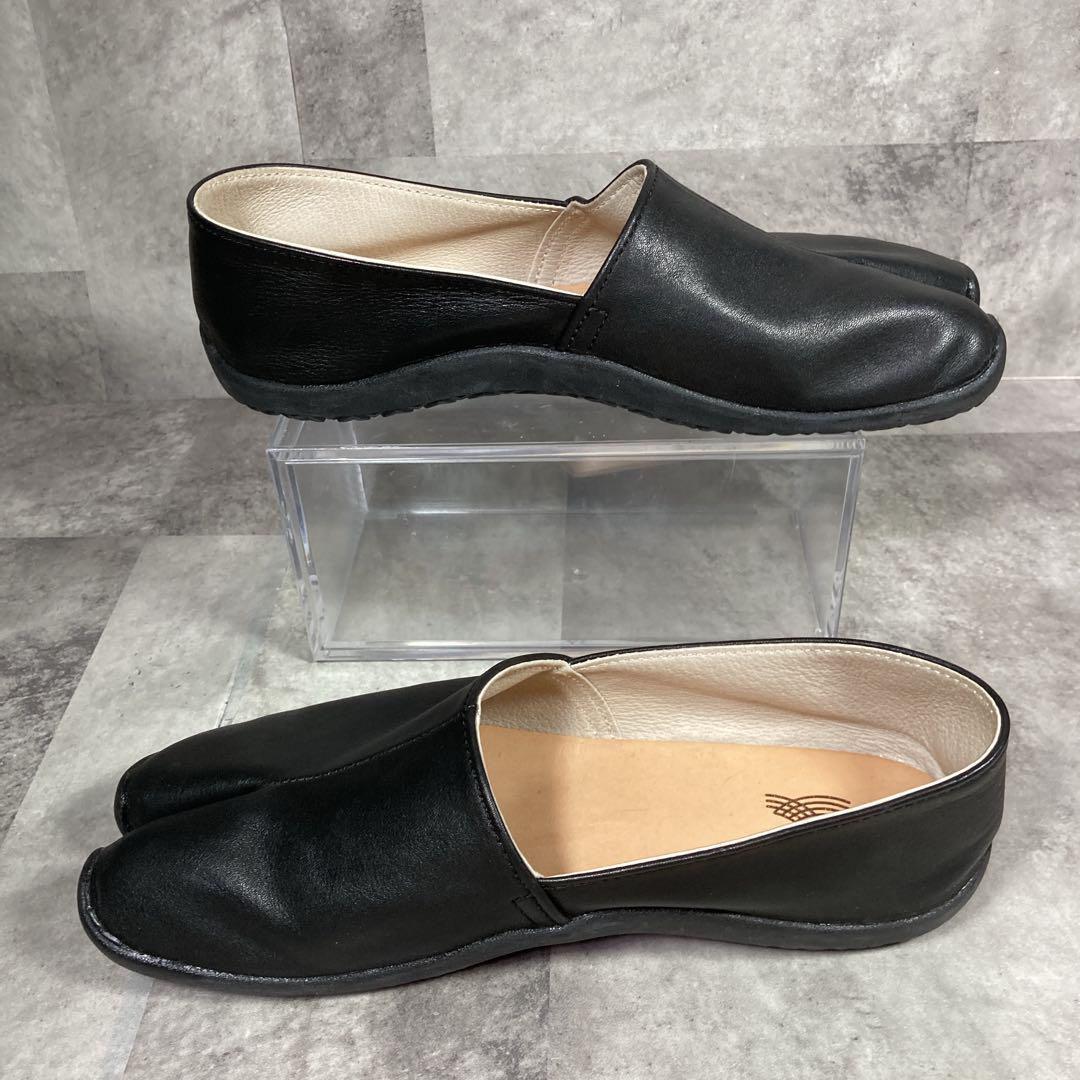 【美品】✨tabiRela MARY タビシューズ マルゴ レザー 24cm