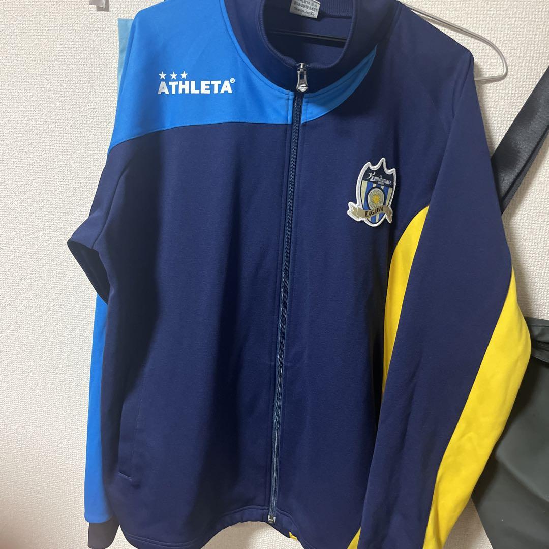 カマタマーレ讃岐 アスレタ 練習着 上下ジャージ ATHLETA アスレタ 別注 ジャージー 上下セット(ブラック) FP-422