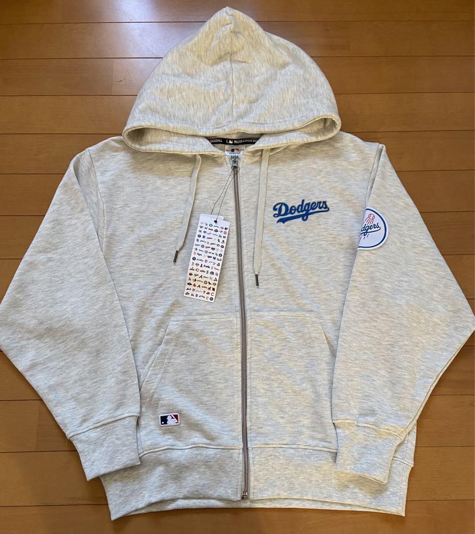 新品　MLB ドジャース　大谷翔平　長袖　パーカー　ジップアップ　メンズ　M