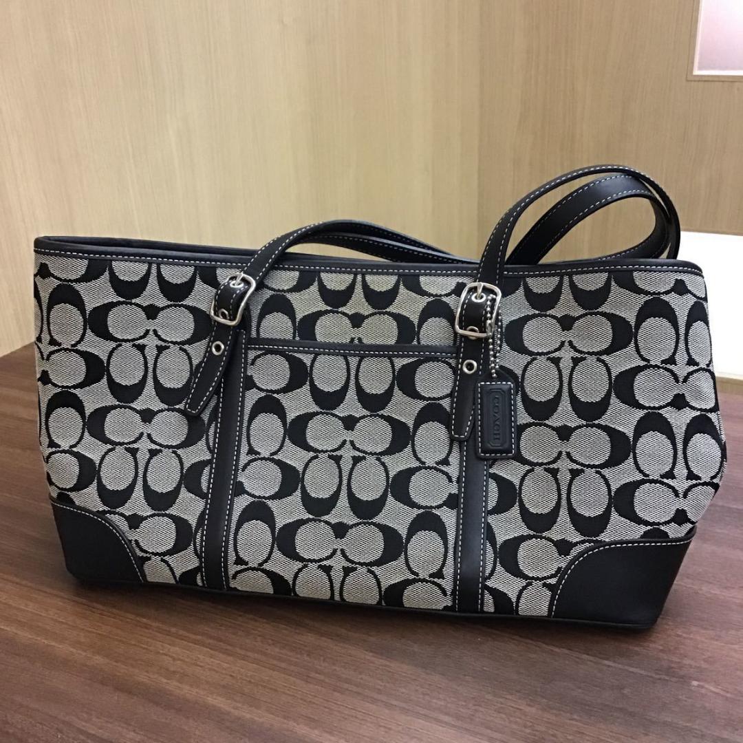 COACH コーチ シグネチャー トートバッグ ハンドバッグ 50