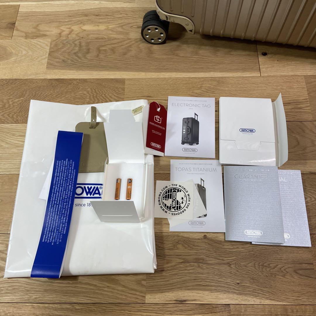 RIMOWA TOPAS 98L 電子タグ機能付き 4輪 キャリーケース 画像2