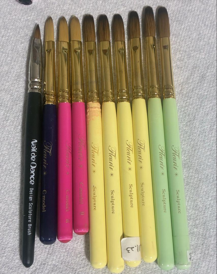 フルリア　スカルプチャーブラシ等10本セット