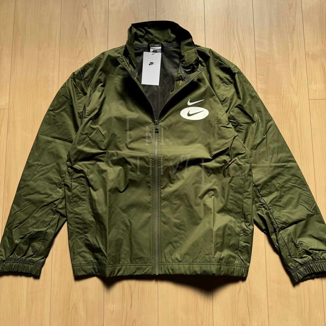 ナイロンジャケット 2XL NIKE スウッシュ ジャージ カーキ