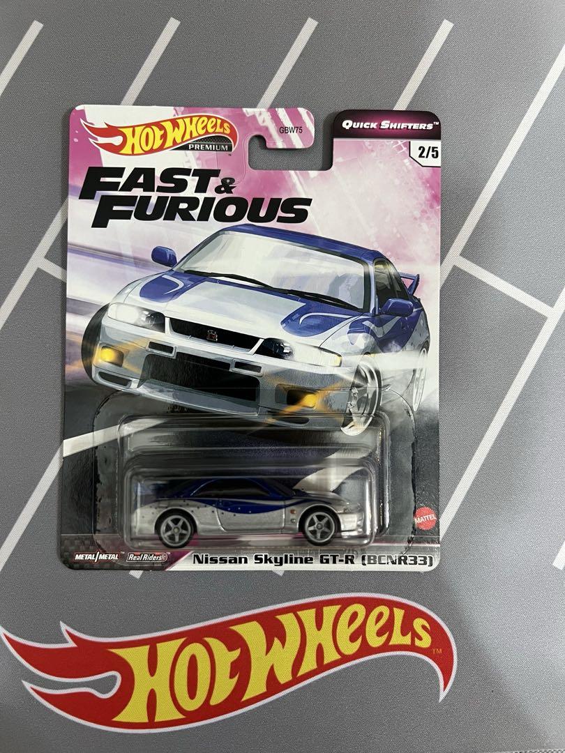 ミニカー Hotwheels FAST& FURIOUS QUICK SHIFTERS