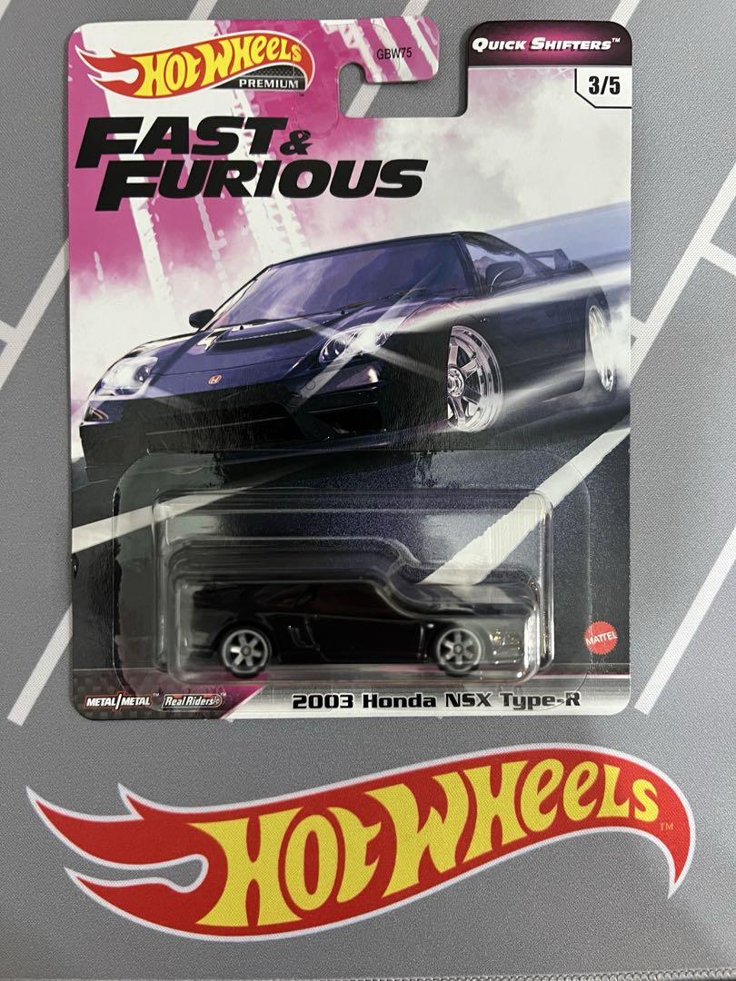 ミニカー Hotwheels FAST& FURIOUS QUICK SHIFTERS
