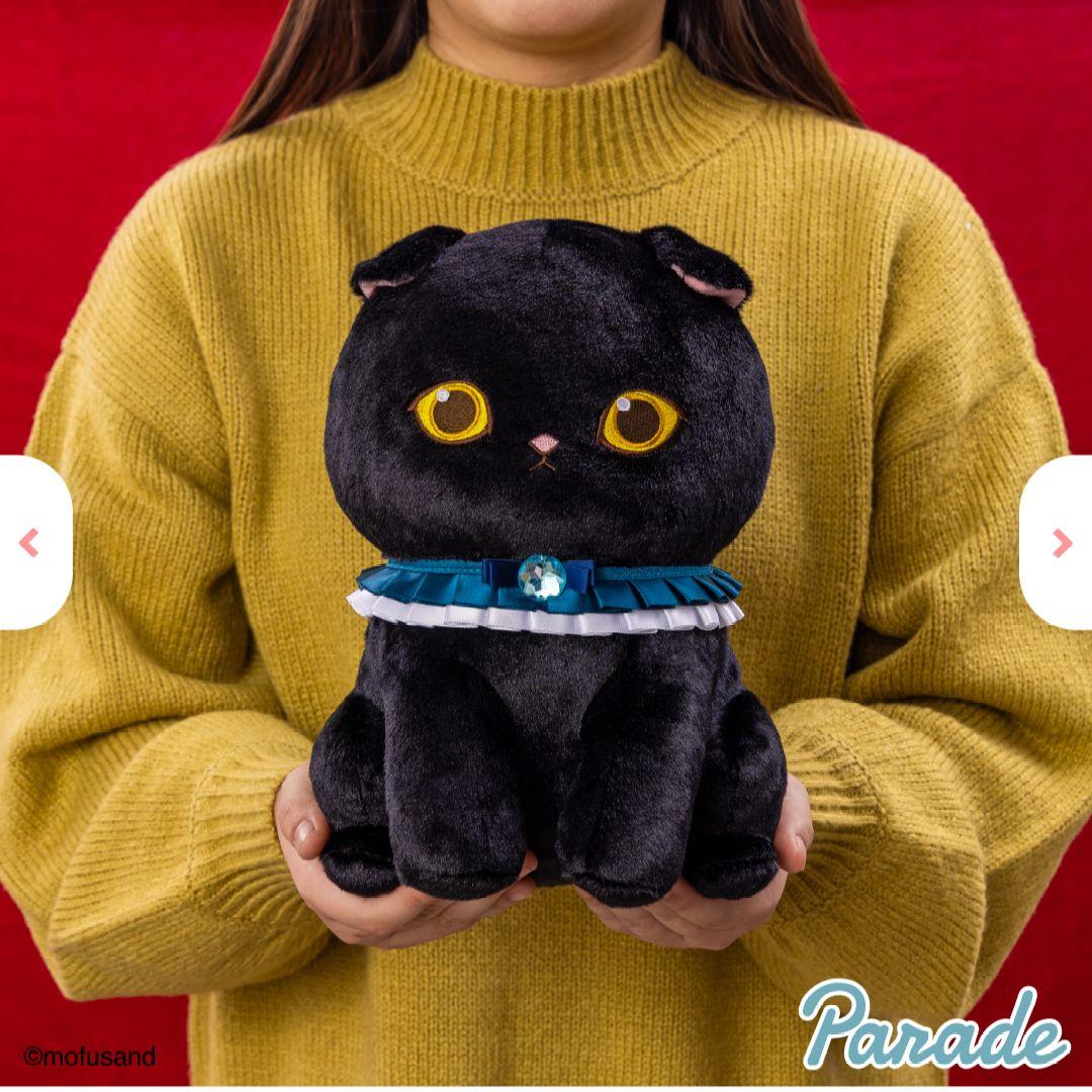 猫型ぬいぐるみ リボン付き リボンキャット ぬいぐるみ【全2種】 – nipopo