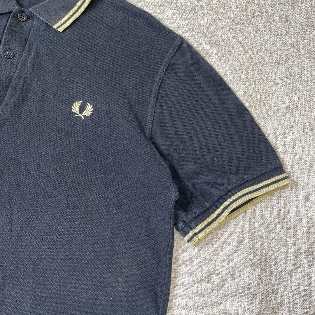 FRED PERRY フレッドペリー ポロシャツ 英国製 半袖 メンズ M12