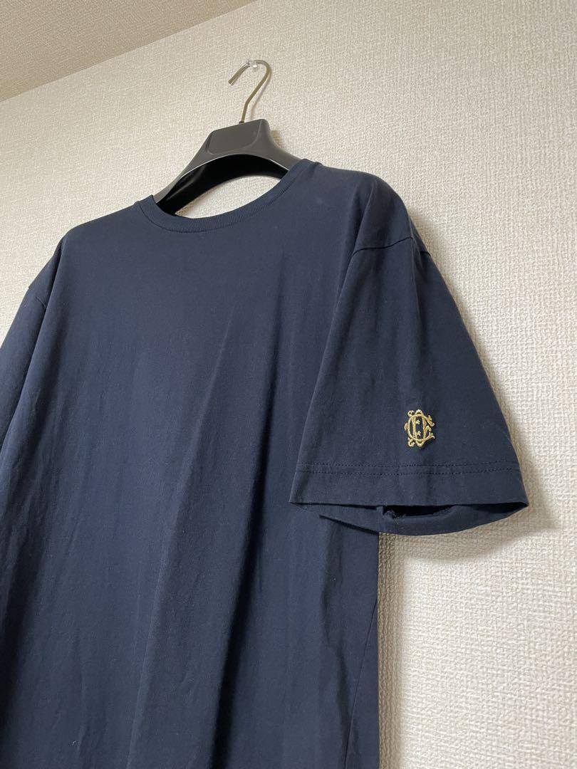 ディオール ロゴ Tシャツ ネイビー S