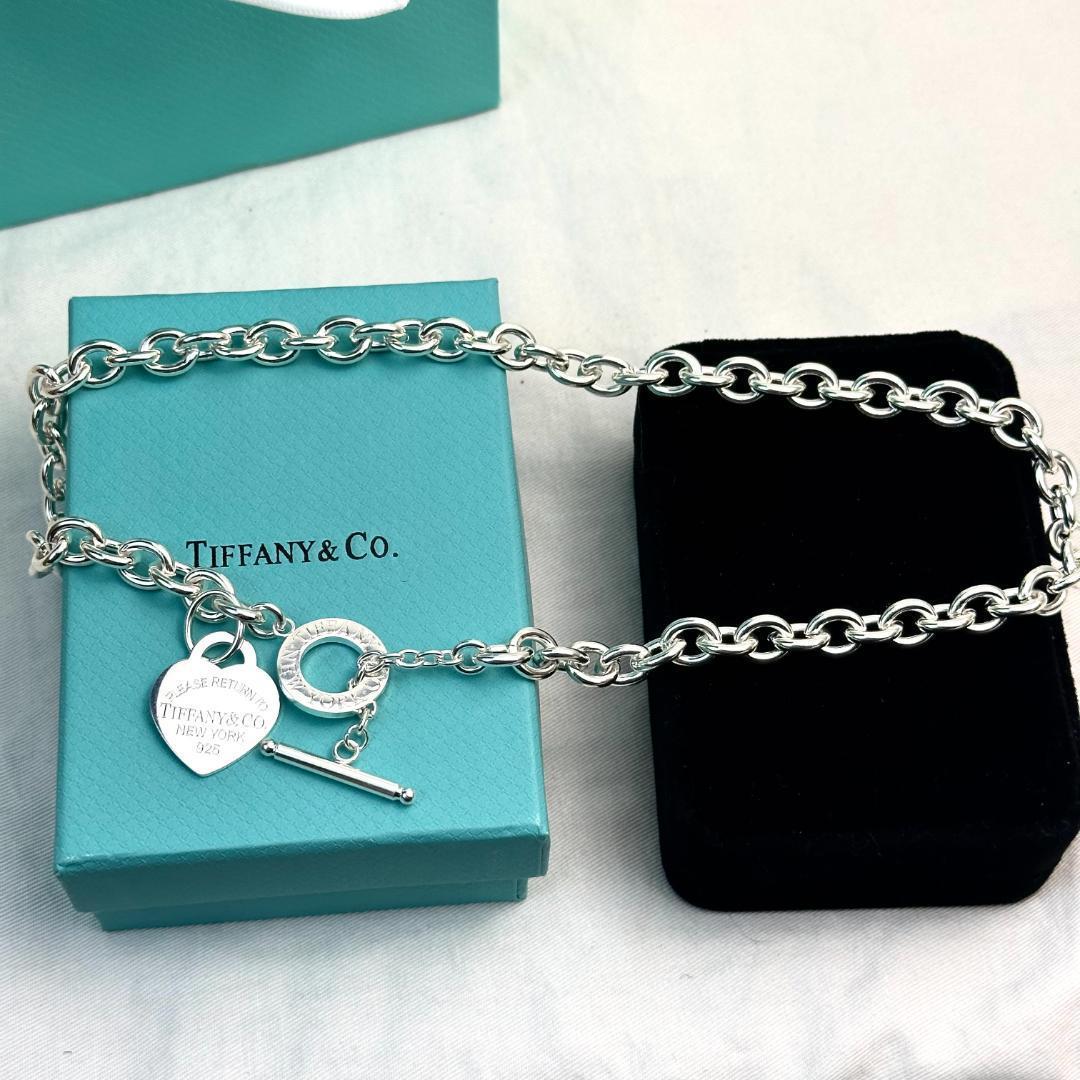 美品 TIFFANY&Co.リターントゥハートタグトグルチェーンネックレス a3 美品 リターントゥハートタグトグルチェーンネックレス FDS