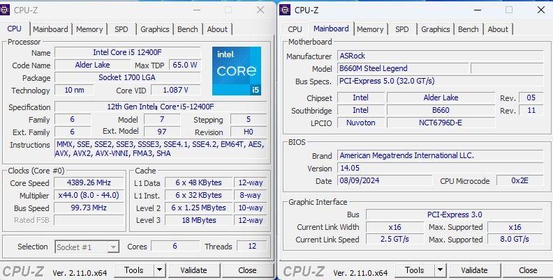 ASRockB660MSTEEL LEGEND i5-12400FWiFiセット