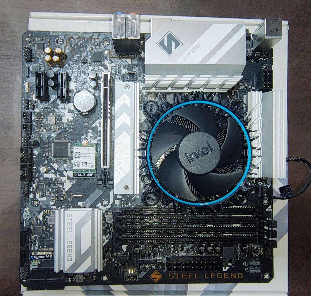 ASRockB660MSTEEL LEGEND i5-12400FWiFiセット