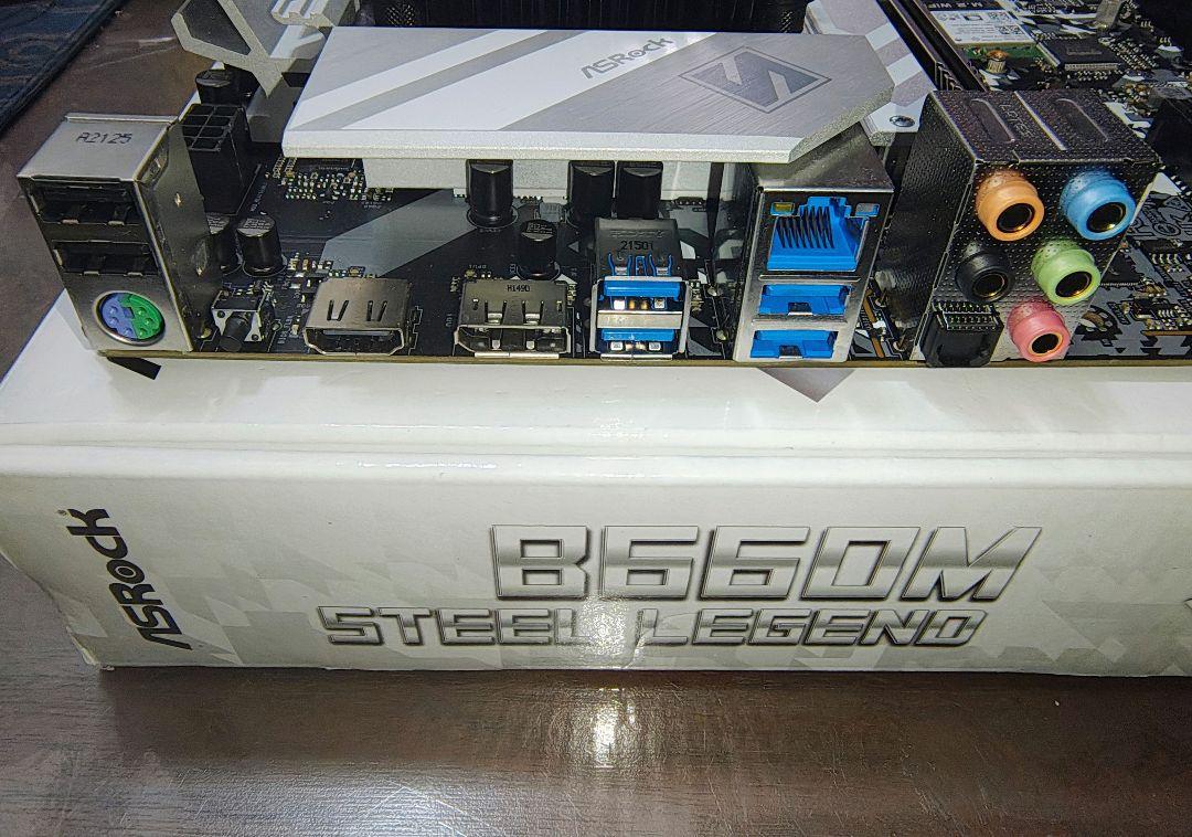 ASRockB660MSTEEL LEGEND i5-12400FWiFiセット