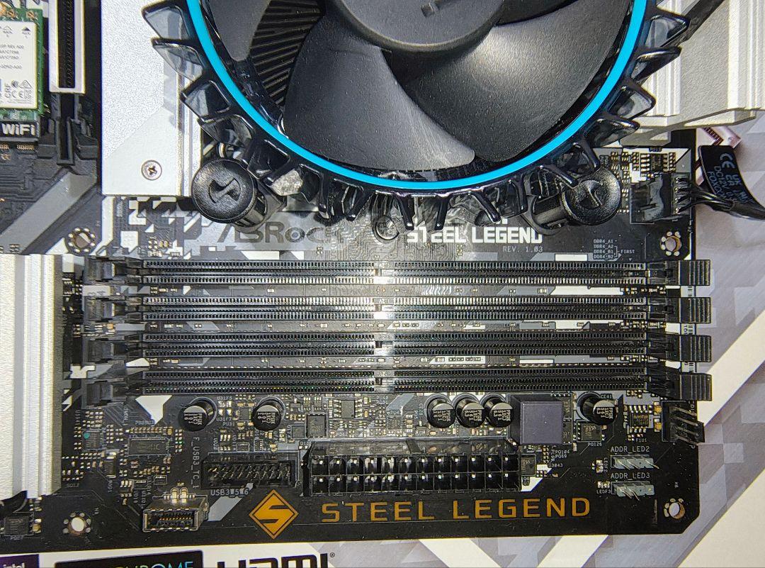ASRockB660MSTEEL LEGEND i5-12400FWiFiセット