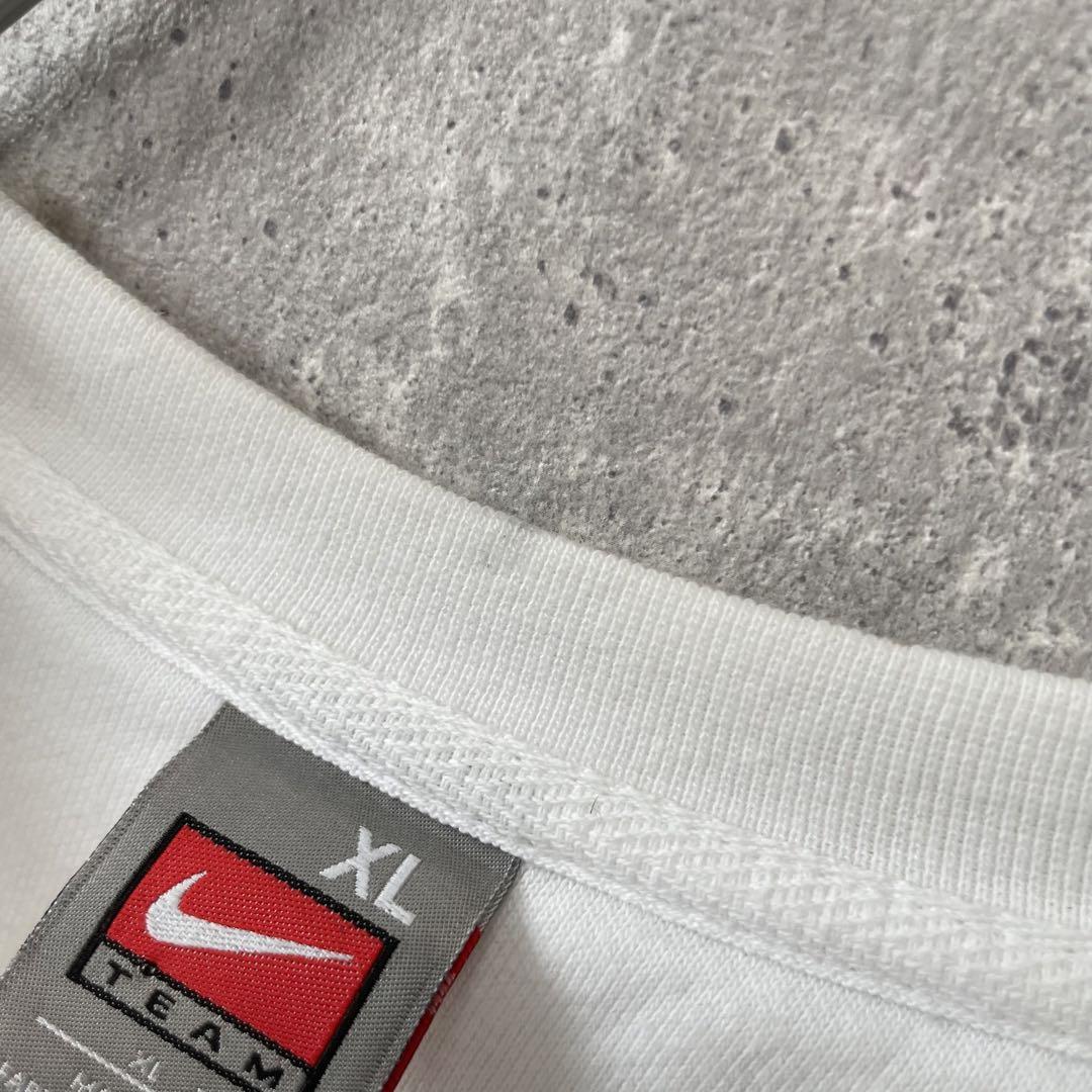 vintage NIKE ナイキ センターロゴ XL オーバー スウェット 白
