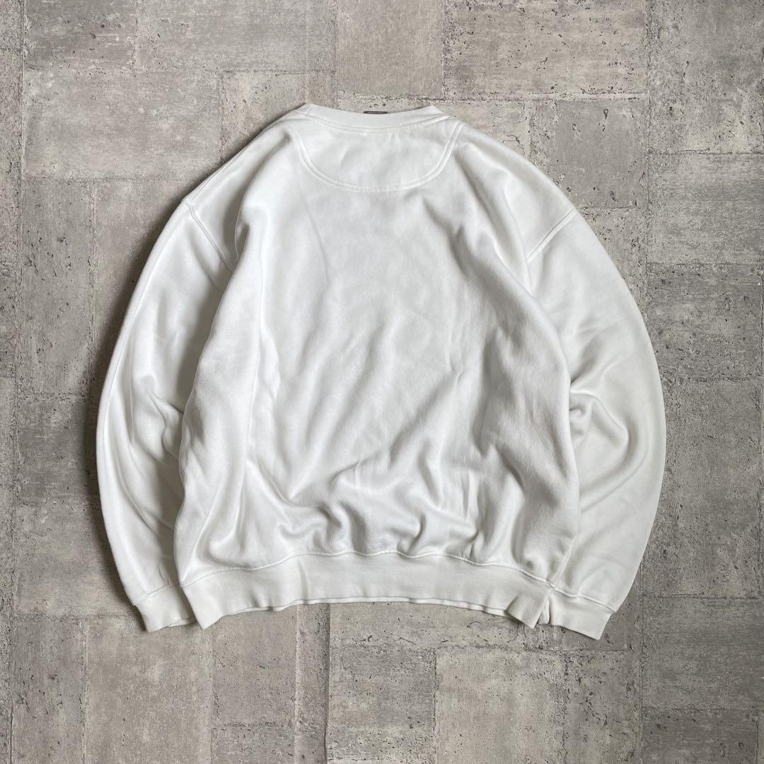 vintage NIKE ナイキ センターロゴ XL オーバー スウェット 白