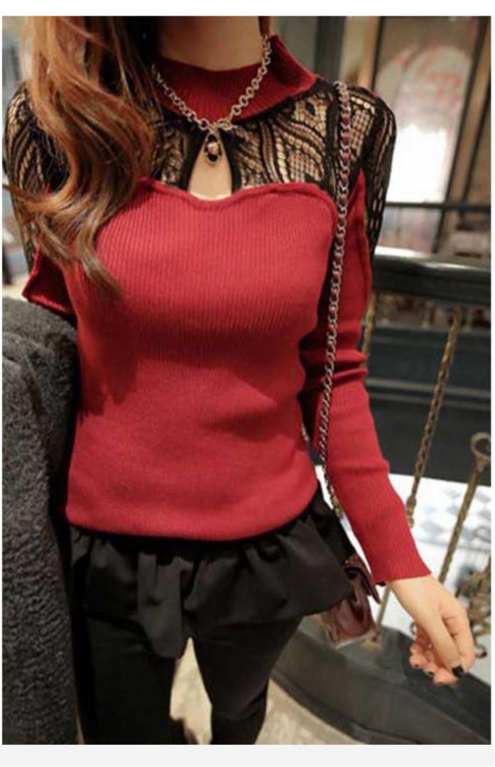 出品今月まで 韓国ファッション セクシートップス 秋服 メルカリ