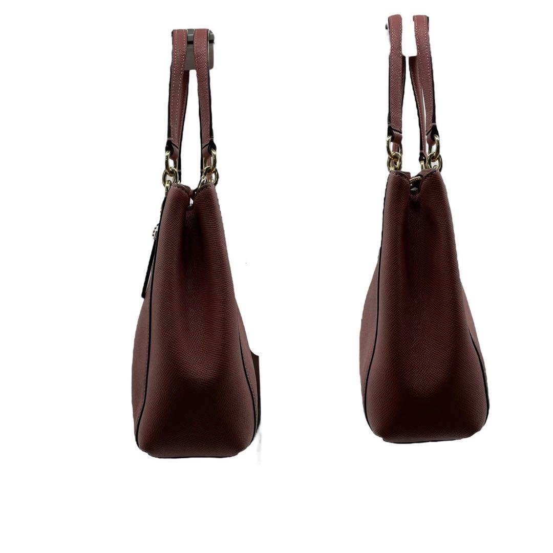 極美品 コーチ 2way ショルダーバッグ ハンドバッグ レザー