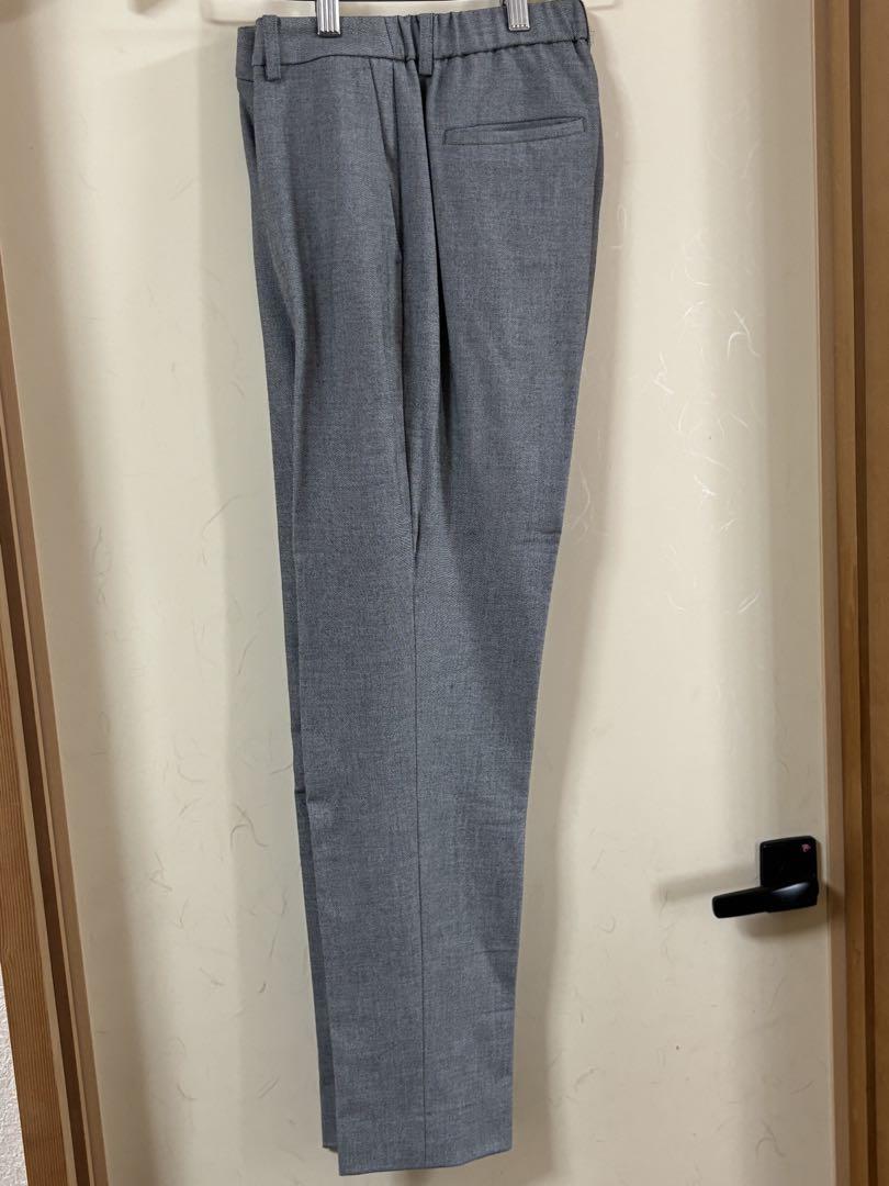 AOKI/LES MUESグレー Vネック パンツスーツ セット5号