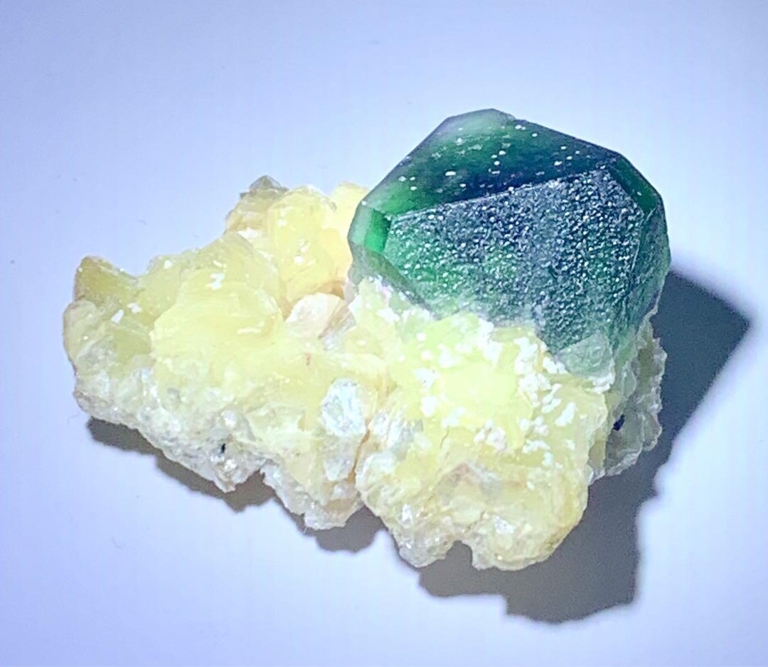 【一粒標本】ナミビア　エロンゴ　フローライト　fluorite