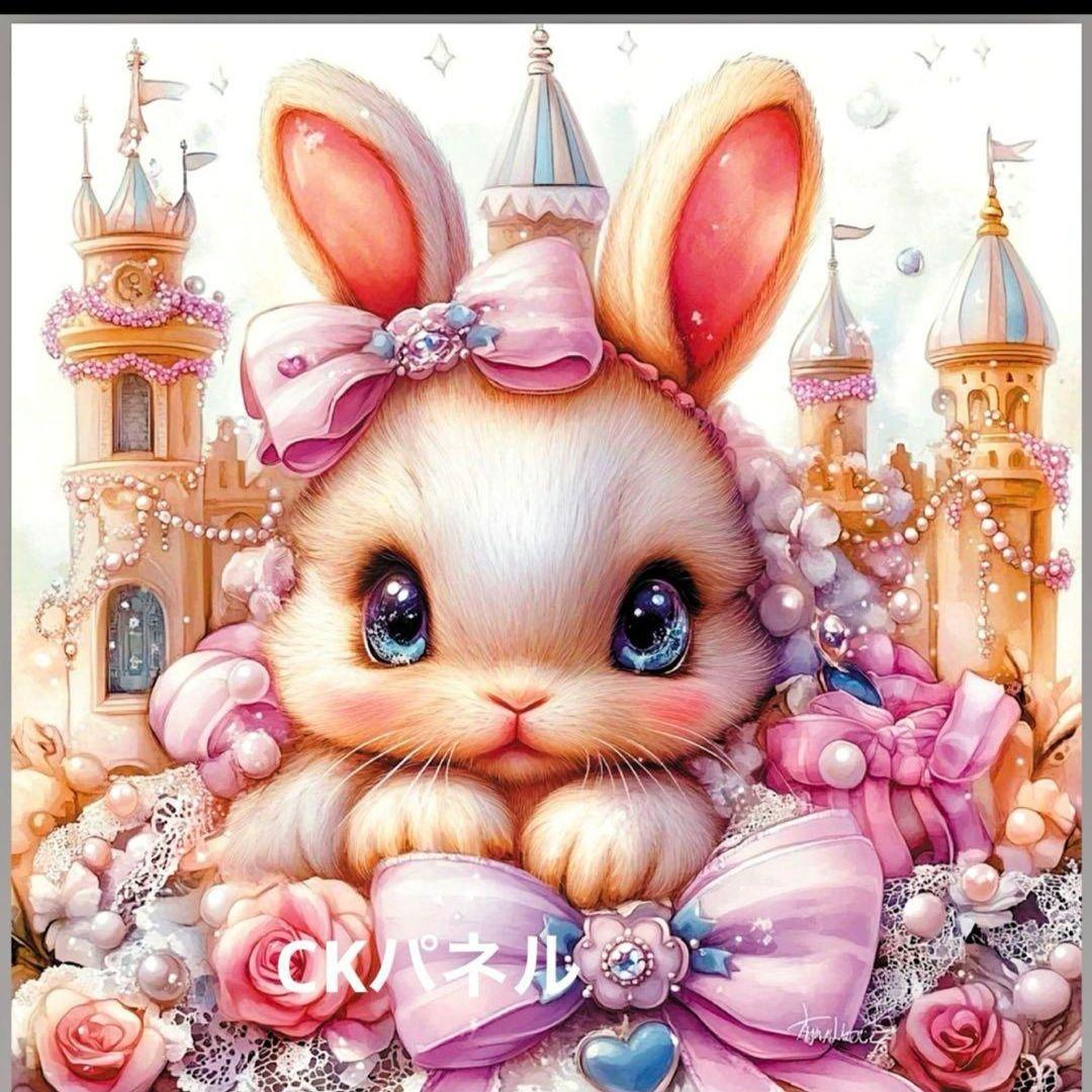 うさぎパネル生地