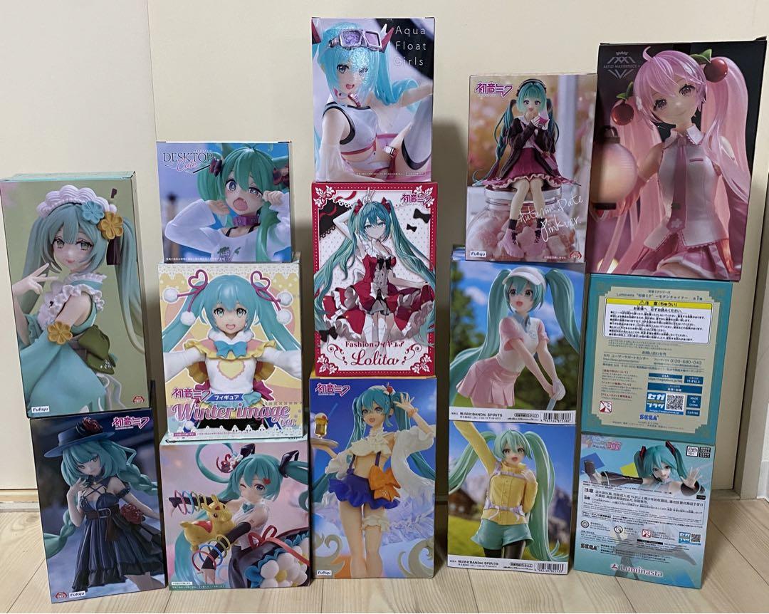 初音ミク プライズフィギュア まとめ売り 14点