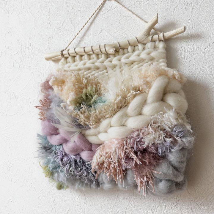 【一点もの】流木 ウィービングタペストリー『fluorite,b.』 画像6