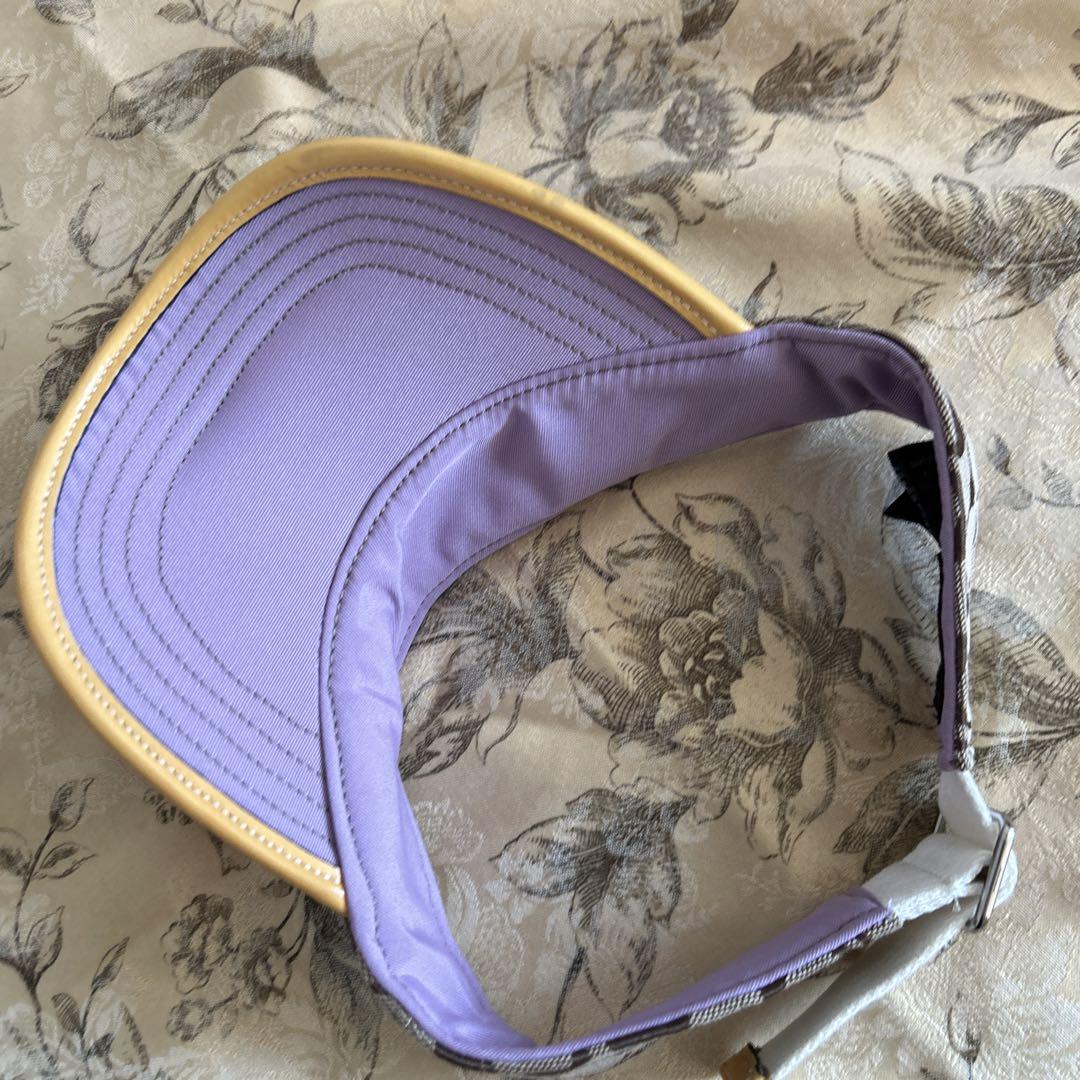 COACH コーチ サンバイザー シグネチャー