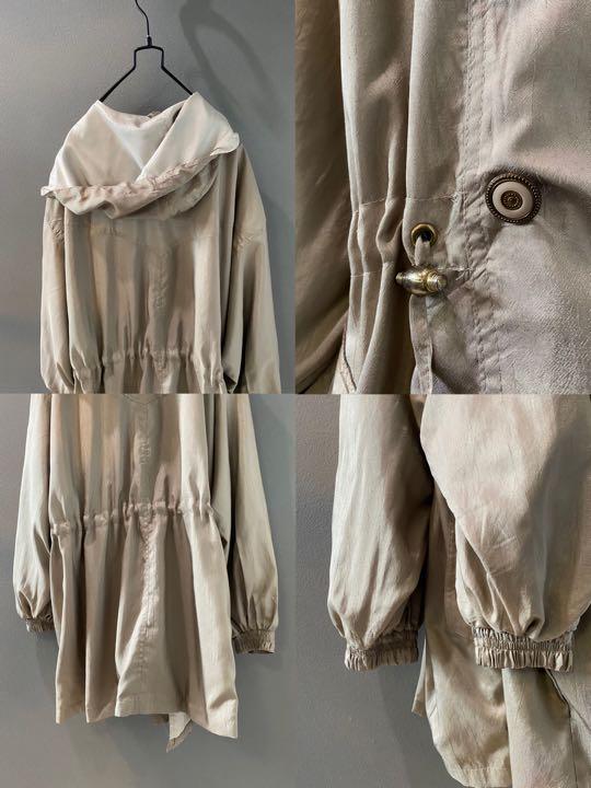 古着 ビンテージ 80s 玉蟲 シャカシャカ シルバー ナイロン