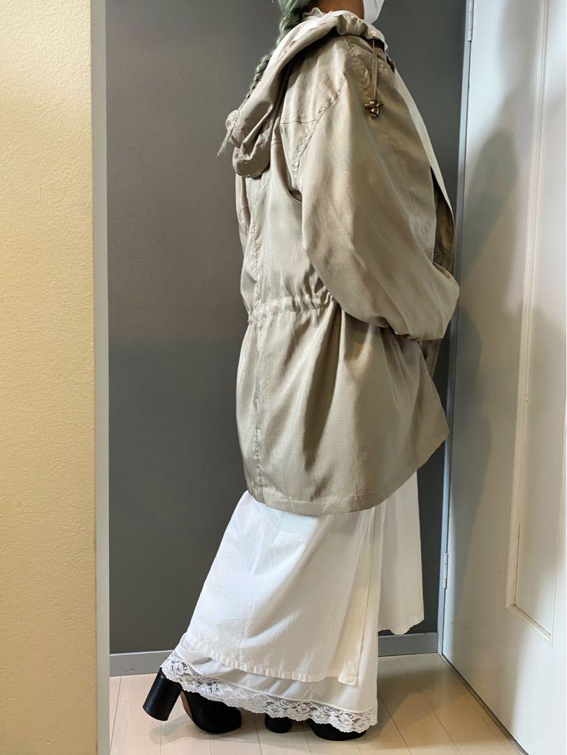 大きい割引 80s ビンテージ 古着 玉蟲 ナイロン シルバー シャカシャカ ジャケット・アウター