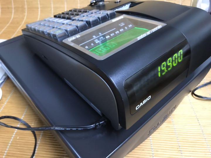 CASIOレジスターTE-300中古です黒2 Hq1Bn-m15523676213 正規品低価