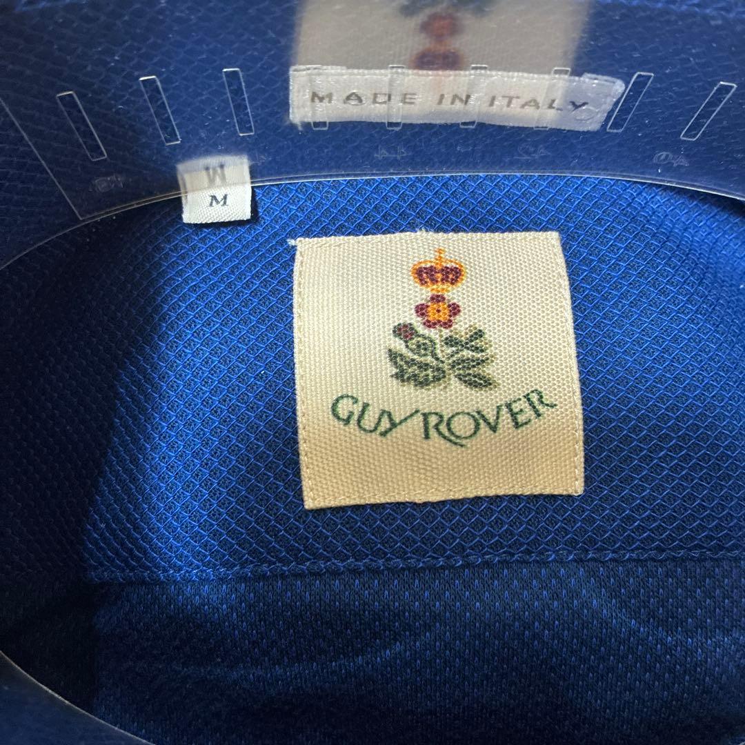 GUY ROVER ポロシャツ Mサイズ 青 GUY ROVER ポロシャツ Mサイズ 青