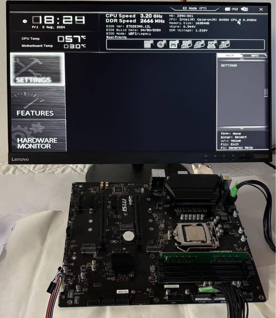 MSI Z390-S01動作確認済み - メルカリ MSI Z390-S01動作確認済み - メルカリ