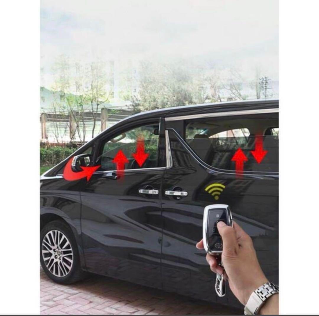 アルファード　ヴェルファイア30系OBD自動昇窓器ワンタッチ閉窓車窓ロック